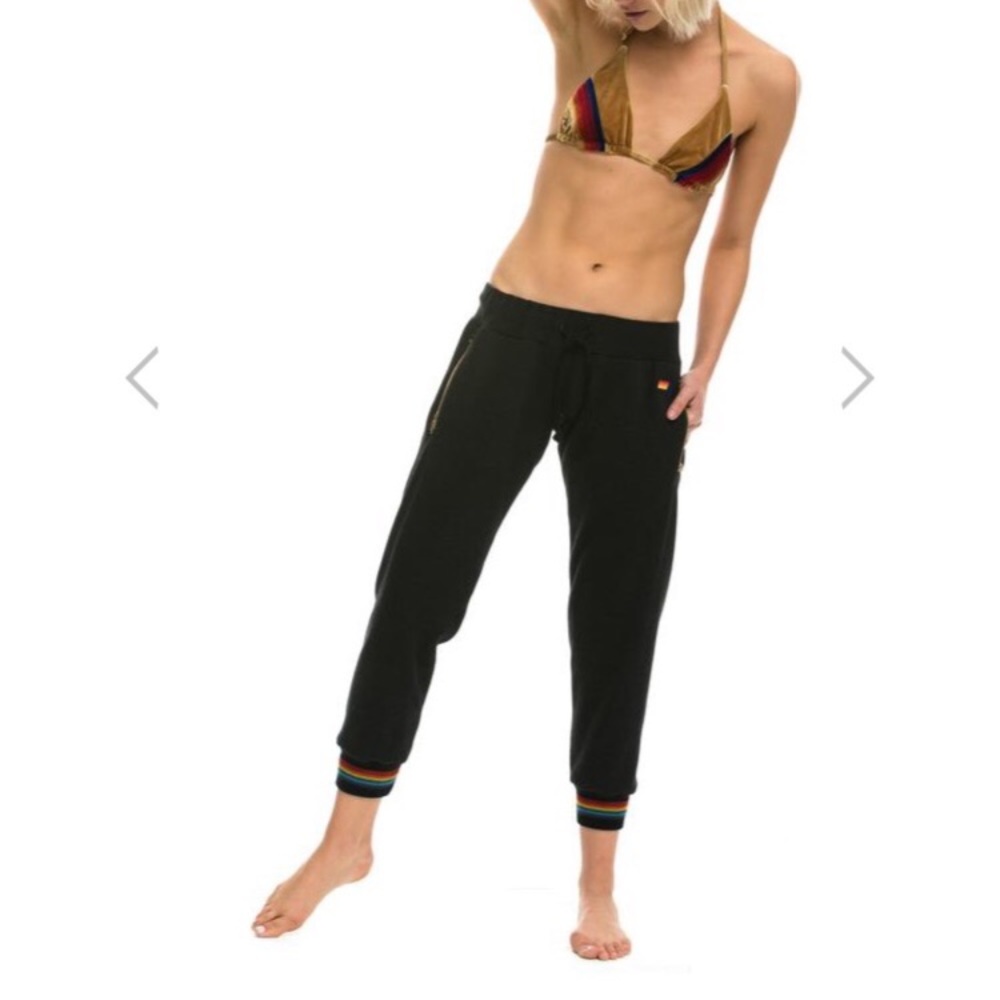 Aviator Nation women’s Prism rainbow sweatpants